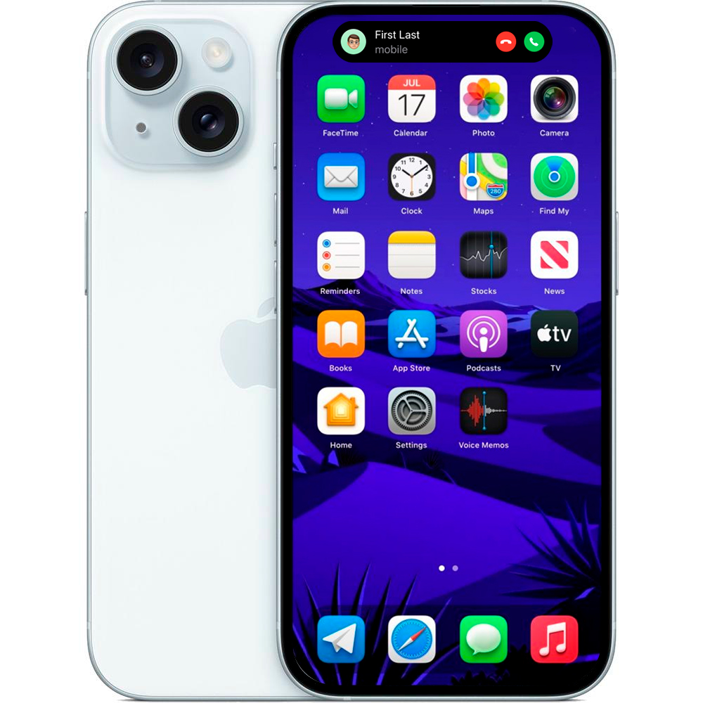 【ほぼ未使用】iPhone 15 128GB 本体 ブルー Смартфон Apple iPhone 15 128GB Blue (голубой) купить в Волгограде